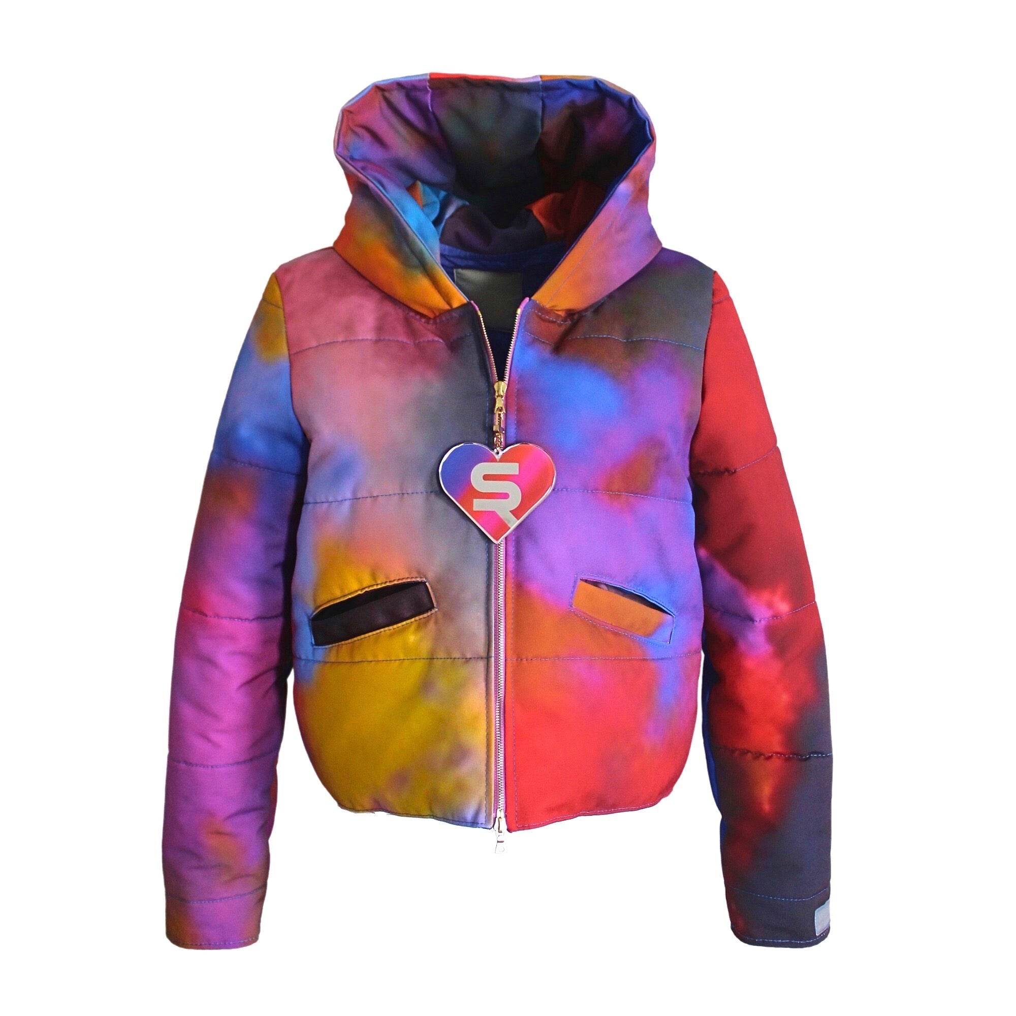 WATERCOLOR PUFFER JACKET – Sheila Rashid