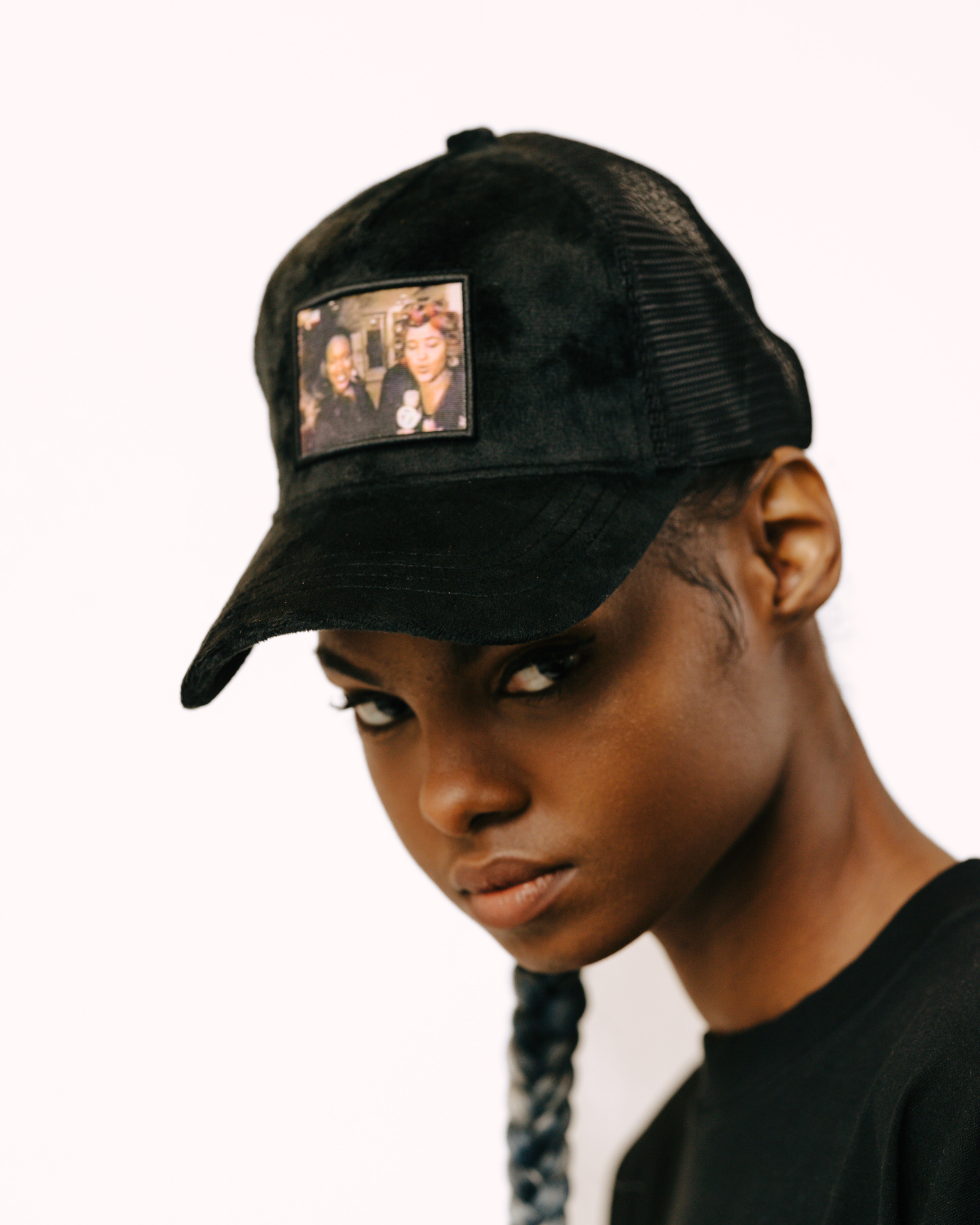 Baseball Cap Womens Black Trucker Hat Amos Truck Driver Hat Women