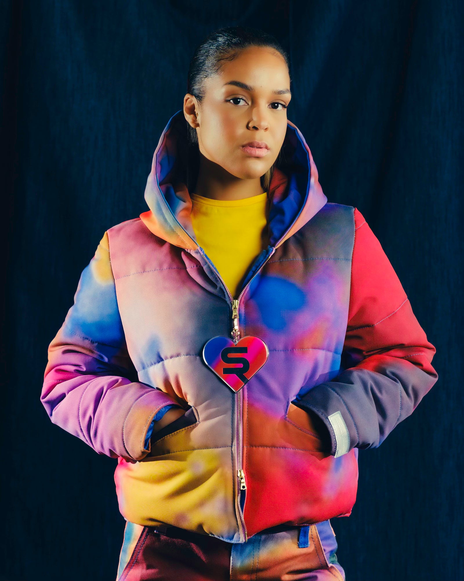 WATERCOLOR PUFFER JACKET – Sheila Rashid