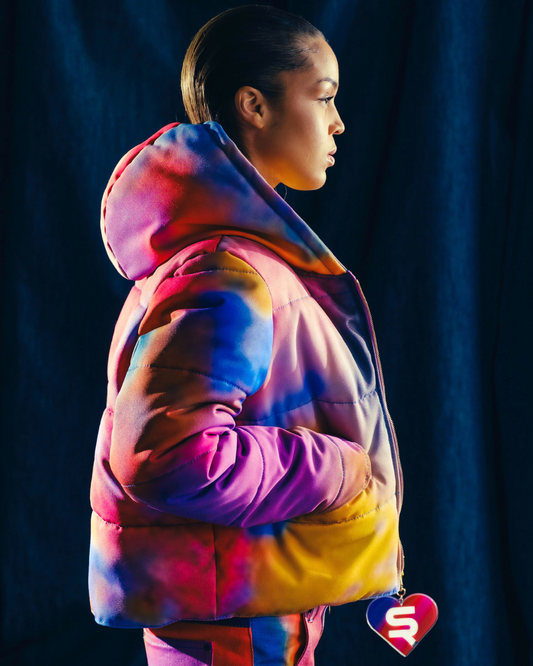 WATERCOLOR PUFFER JACKET